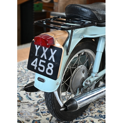 26 - A classic Ariel Arrow Super Sports, 250cc two stroke motorcycle, first registered 2nd April 1960 on ... 