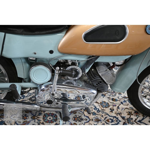 26 - A classic Ariel Arrow Super Sports, 250cc two stroke motorcycle, first registered 2nd April 1960 on ... 
