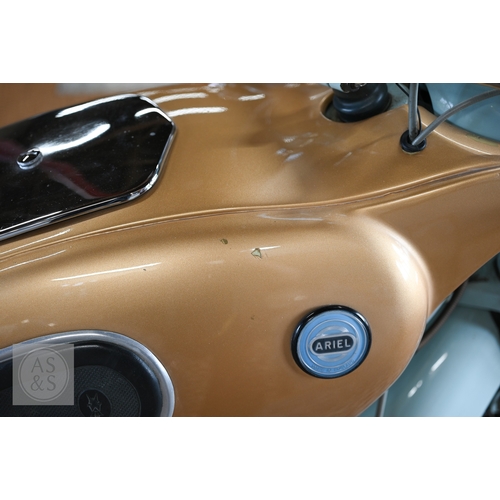26 - A classic Ariel Arrow Super Sports, 250cc two stroke motorcycle, first registered 2nd April 1960 on ... 