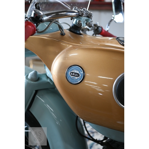 26 - A classic Ariel Arrow Super Sports, 250cc two stroke motorcycle, first registered 2nd April 1960 on ... 