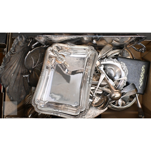 490 - A silver brush set, another silver-backed brush and cased pair of silver stands (one with glass dish... 