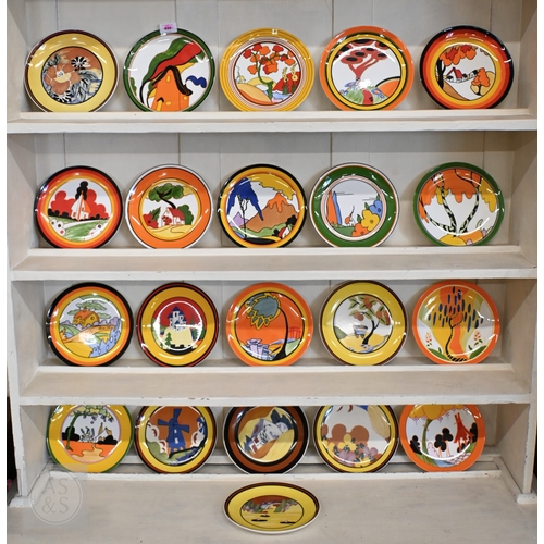A set of twenty one Wedgwood 'World of Clarice Cliff' Bizarre wall plates - all boxed