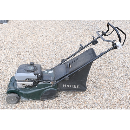 3 - A Hayter Harrier petrol mower, a/f