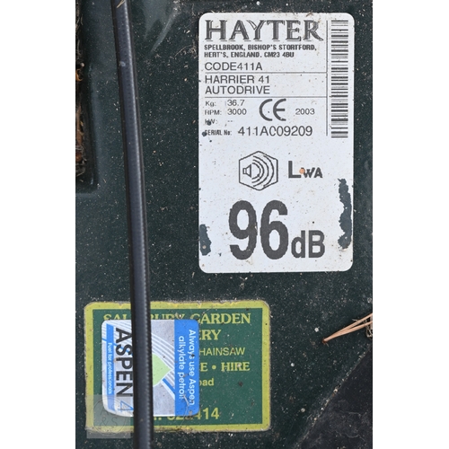 3 - A Hayter Harrier petrol mower, a/f