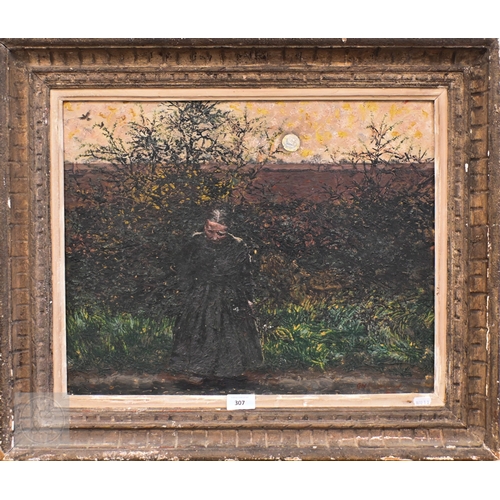 307 - G N Burnand - 'The Spring', oil on board, signed and dated '47, gallery label verso, 39.5 x 49.5 cm