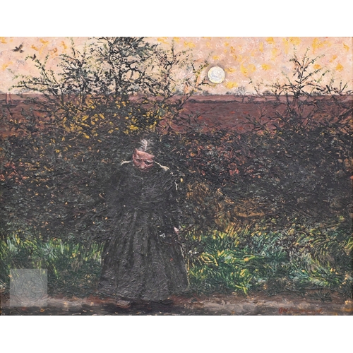 307 - G N Burnand - 'The Spring', oil on board, signed and dated '47, gallery label verso, 39.5 x 49.5 cm