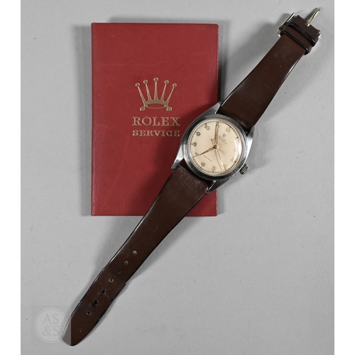 774 - Rolex, a gentleman's vintage Oyster Perpetual Precision wristwatch, stainless steel, manual movement... 