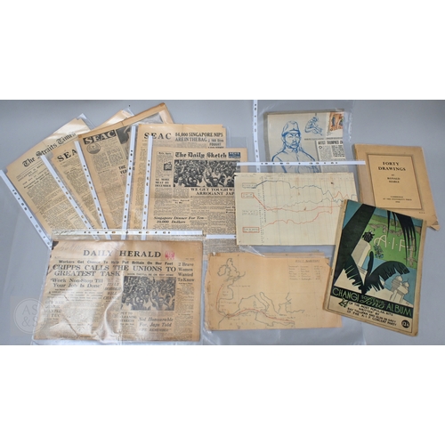 810 - A scarce, interesting and extensive archive of WWII period Japanese POW ephemera, amassed by T178560... 