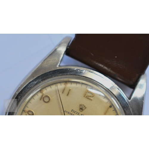 774 - Rolex, a gentleman's vintage Oyster Perpetual Precision wristwatch, stainless steel, manual movement... 