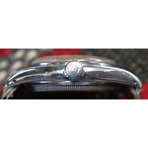 774 - Rolex, a gentleman's vintage Oyster Perpetual Precision wristwatch, stainless steel, manual movement... 