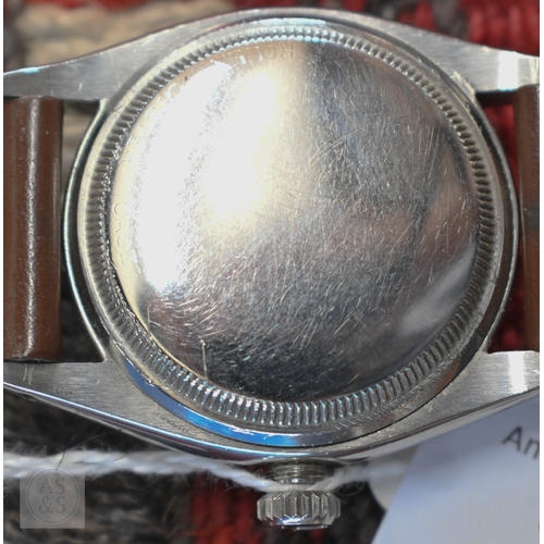 774 - Rolex, a gentleman's vintage Oyster Perpetual Precision wristwatch, stainless steel, manual movement... 