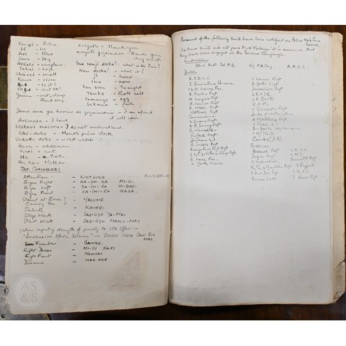 810 - A scarce, interesting and extensive archive of WWII period Japanese POW ephemera, amassed by T178560... 