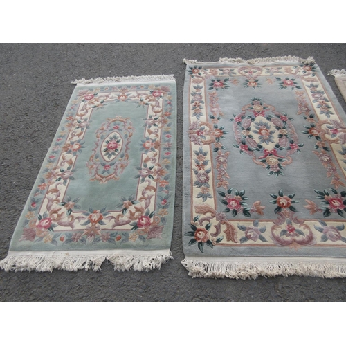 1 - Three Chinese Rugs, one 6ft x 4ft, two 3ft x 5ft.