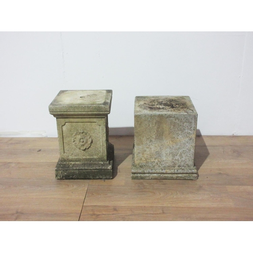 59 - Two concrete Garden Pedestals.