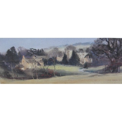 480 - AFTER AUDREY HAMMOND, Stanway Village,; and Cotswold Farm at Sudeley Hill, colour reproductions, pub... 