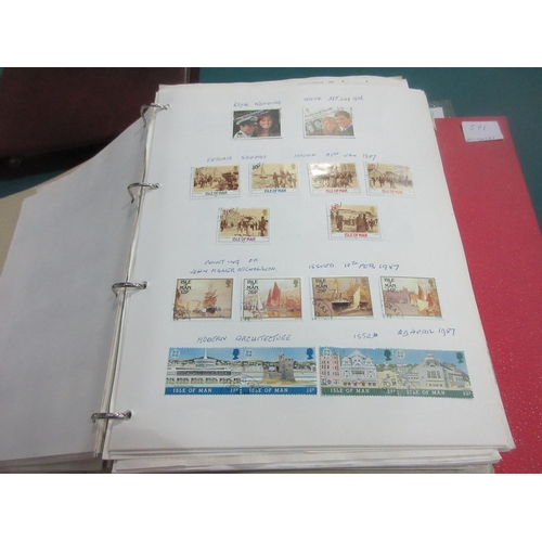 571 - A collection of All World Stamps and GB 1st Day Covers, contained in five albums; stamps include a Q... 