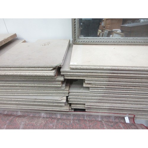 498 - A large quantity of chipboard sheets