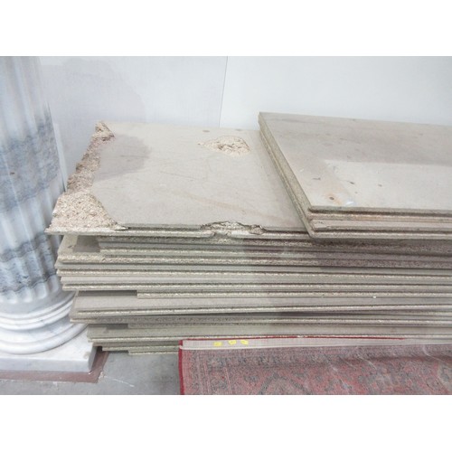 498 - A large quantity of chipboard sheets