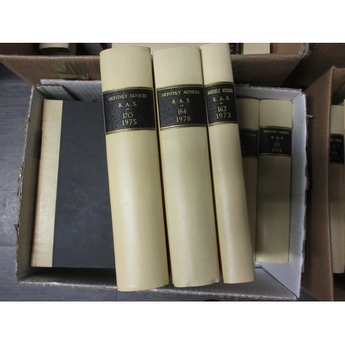 385 - Four boxes of the 'Monthly Notices Royal Astronomical Society' from the Estate of the late Harry Pla... 