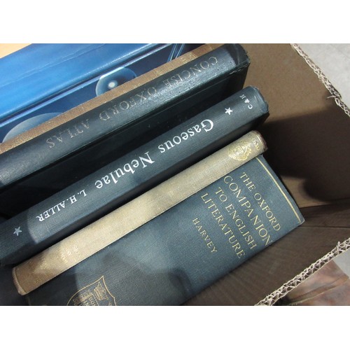 396 - Three boxes of Books on sciences, astronomy and history, including 'Physics of Nonthermal Radio Sour... 