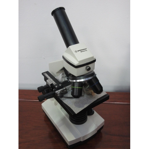 262 - A Bresser Biolux AL Microscope in case