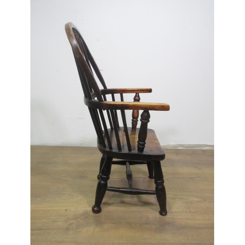 323 - A 19th Century child's Windsor Armchair 2ft 5in H