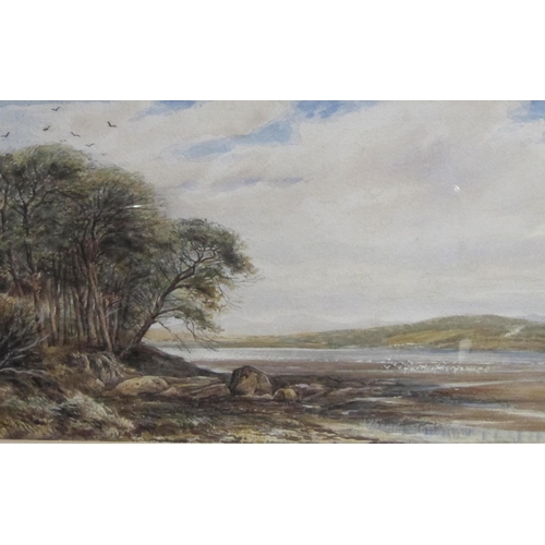 155 - PHILLIP MITCHELL. A Continental landscape with buildings beyond a rocky gorge, signed, watercolour, ... 