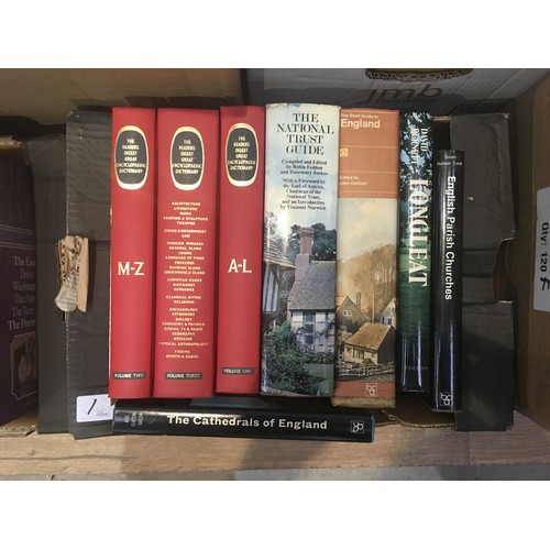 1 - Seven boxes of Books including World War II, Private Eye, History related, etc