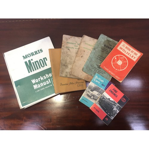 7 - A Morris Minor Workshop Manual, other Austin and Wolseley Manuals