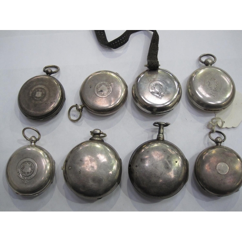 151 - A silver pair cased Pocket Watch with Stevenson's Rocket on the dial, Birmingham 1833, a silver pair... 