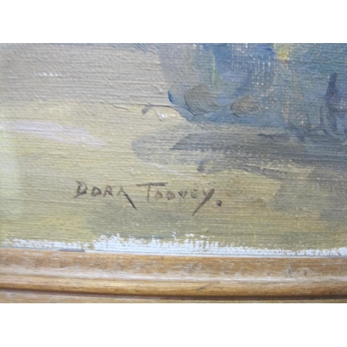 321 - DORA TOOVEY(Australian). Coastal landscape, Australia, signed and indistinctly inscribed with the ar... 