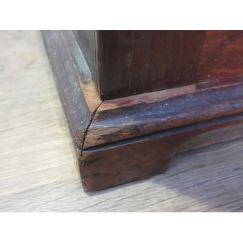 463 - A 19th Century mahogany Cupboard fitted pair of  panelled doors enclosing shelves converted to pigeo... 