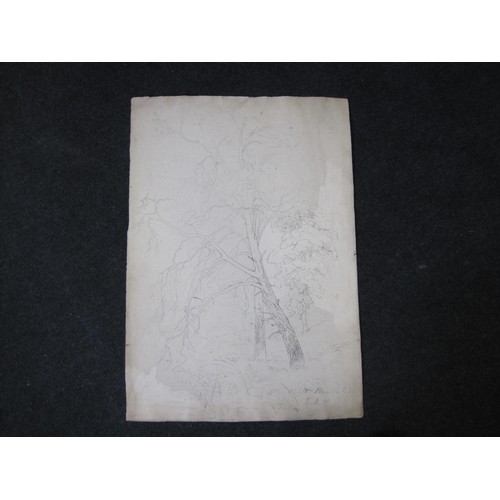 322 - J. NOTT. A selection of unframed drawings c.1850 depicting Shropshire and Welsh landscapes; subjects... 