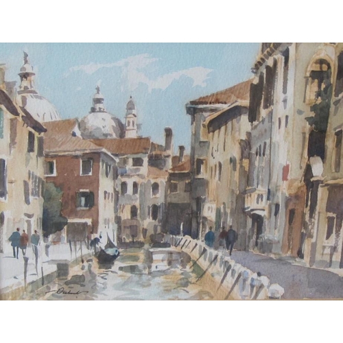 452 - STANLEY ORCHART (1920-2005). Rio Pietre Bianche, Venice, signed Orchart (lower left), watercolour, 7... 