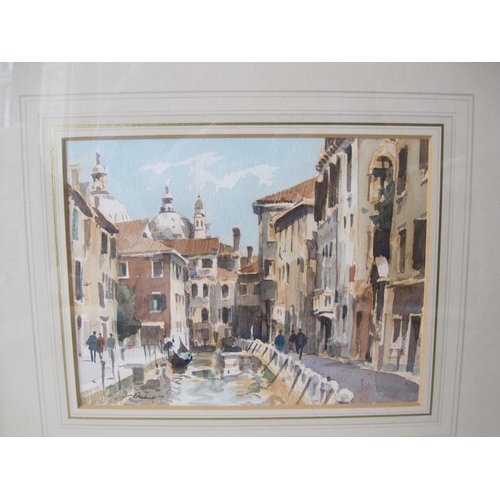 452 - STANLEY ORCHART (1920-2005). Rio Pietre Bianche, Venice, signed Orchart (lower left), watercolour, 7... 