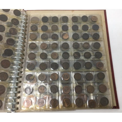 43 - An Album of British Copper Issues, Victoria - Queen Elizabeth II, Quarter Farthing - Half Penny