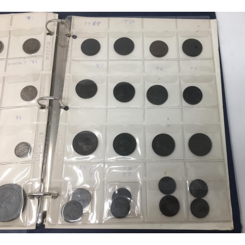 88 - A Collection of George III Coins, 1/4cl - 2/6, contained in an album to include Half Crowns 1816, 18... 