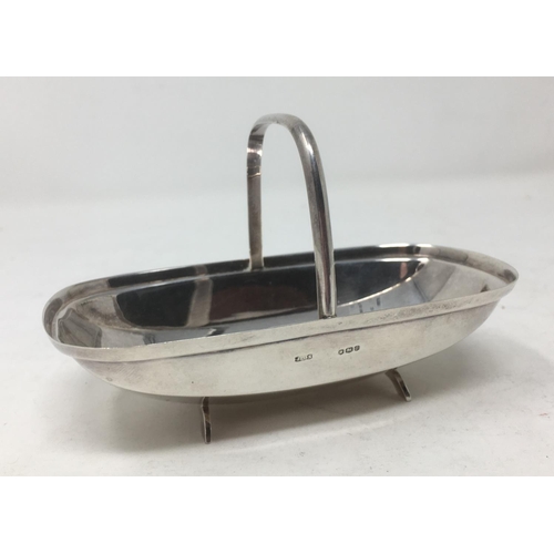 171 - A modern silver Trinket Dish in the form of a trug, Sheffield 1970.