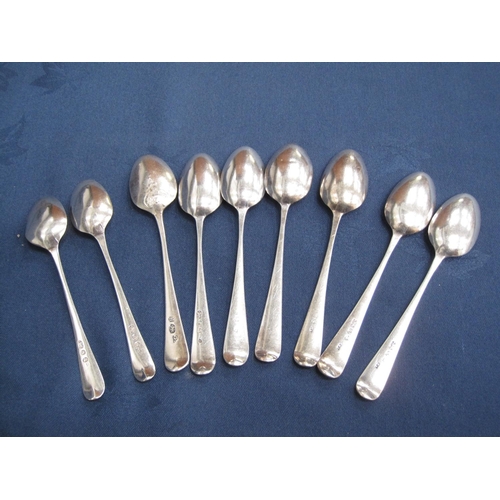 151 - Six Georgian silver Teaspoons and three others.