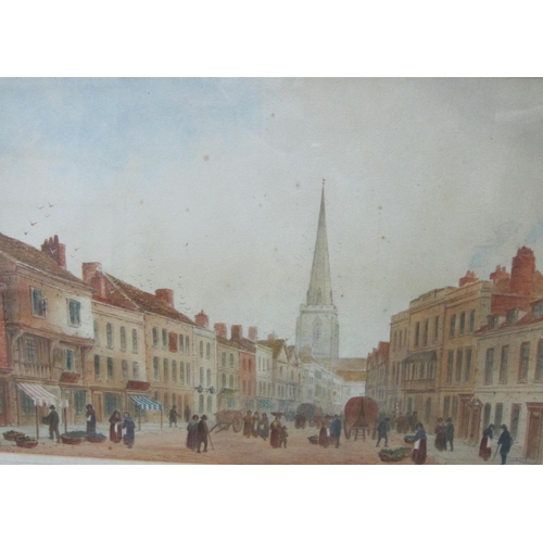 357 - PAUL BRADDON. Hereford, signed, watercolour, 24 x 35 in.