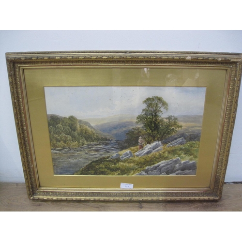 360 - JOHN CARLISLE. 'Glen Croy, Isle of Arran', signed and dated 1888, watercolour, 11 1/2 x 19 in; and a... 