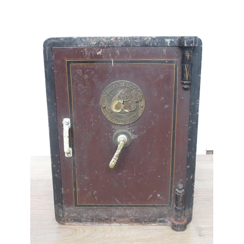 522 - A cast iron Safe by Thomas Kimm & Co.