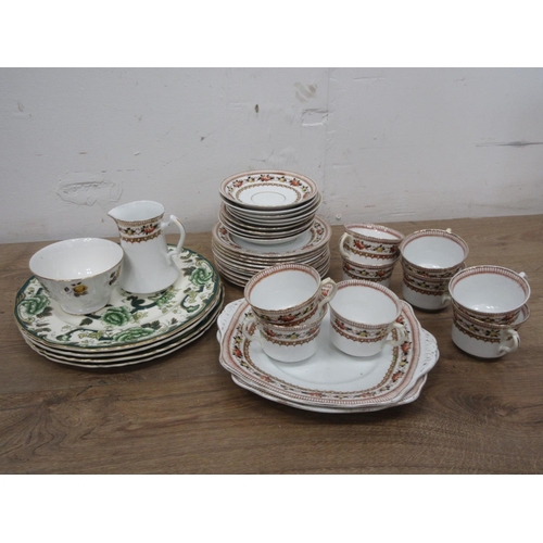 566 - Roslyn China part Tea Service and Plates