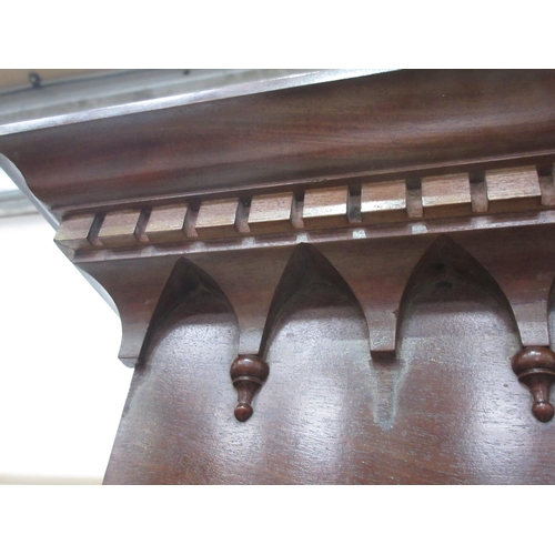 73 - A reproduction Georgian style mahogany and astragal glazed Bookcase, maker, Robson & son, Newcastle ... 