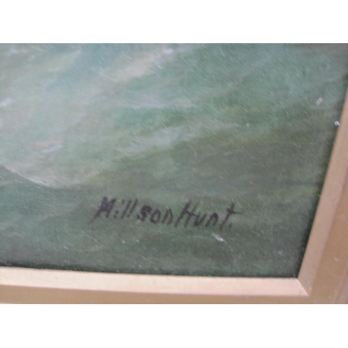 259 - J. MILSON HUNT. On the Cornish Coast, signed, inscribed as title on the reverse, oil on canvas, 20 x... 