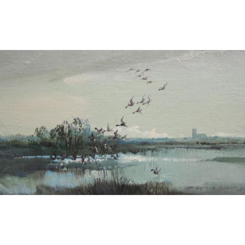 279 - ******WITHDRAWN******               
VERNON WARD. Teal and Shovelers  flying over a river; and Wild ... 