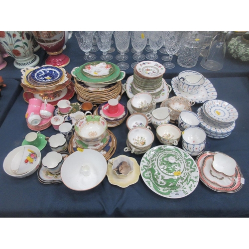 666 - A quantity of various tea and dinner ware including Coalport some A/F.