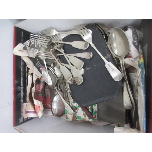 677 - A quantity of plated Cutlery, various China and Ornaments.