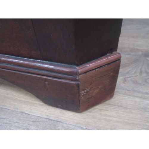 93 - A 19th Century walnut glazed Corner Cupboard, with pair of astragal glazed doors above a pair of pan... 