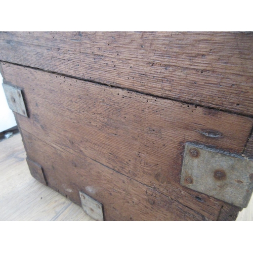 97 - A stoneware Barrel in a wooden crate, 22in H overall